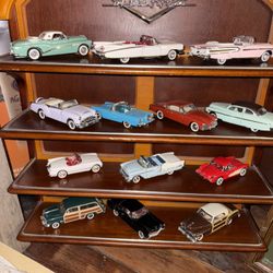 Vintage Car Set And Case 