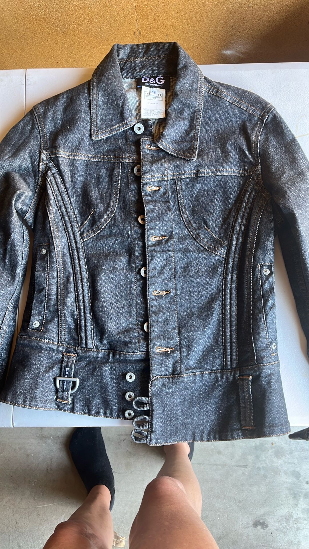 New Jean Jacket Size M 