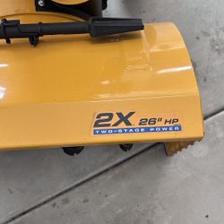 2 stage Cub Cadet Snowblower