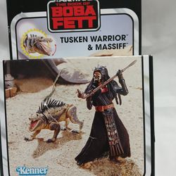 2023 Hasbro Star Wara The Book of Boba Fett Tusken Warrior Action Figure & Massiff New 