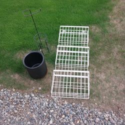 Wall Hanging Rack, Waste Basket, Toilet Paper Holder