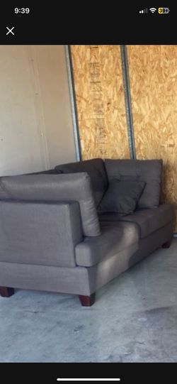 Dark Brown Couch Set 