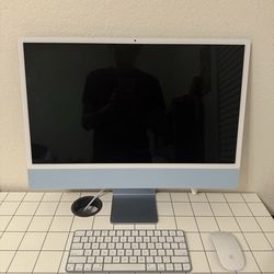 2021 iMac 24” (M1) – Excellent Condition – 8GB RAM / 256GB SSD – Includes Keyboard, Mouse & Accessories