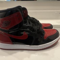 Air Jordan 1 High Patent Bred Men's Size 13