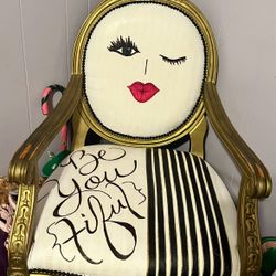 Hand painted Accent Chair