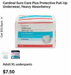 Adult diapers XL