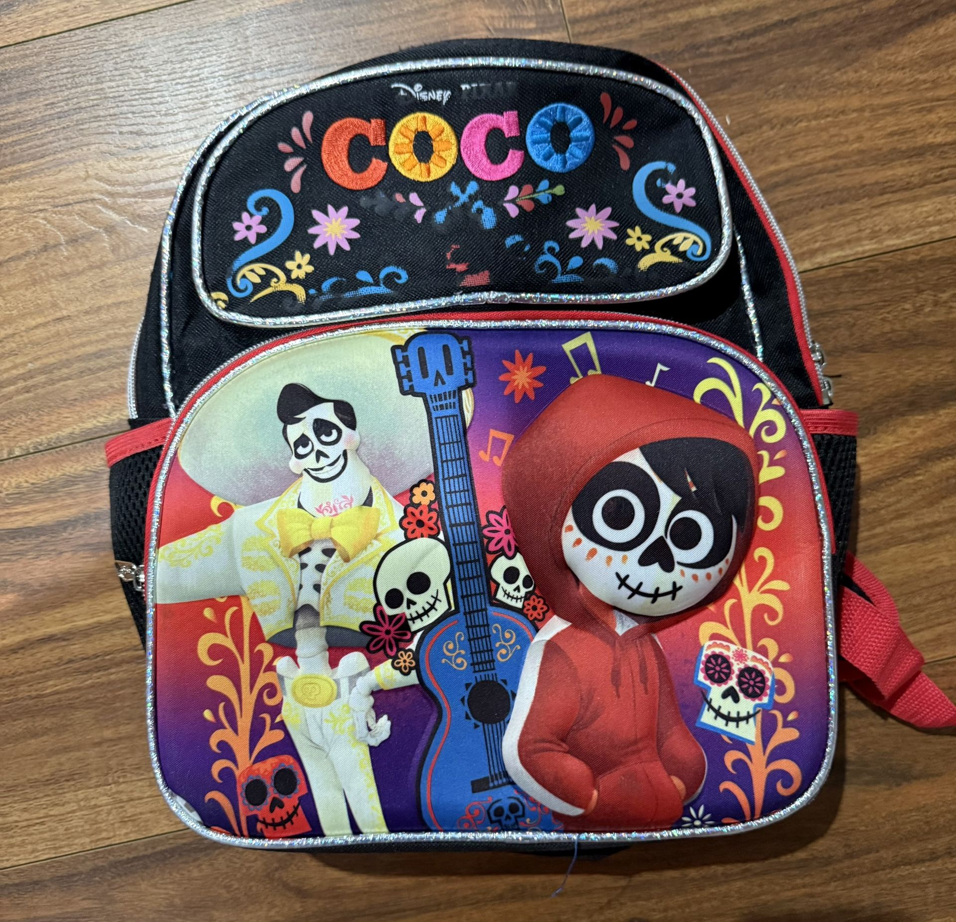 Disney Pixar Coco Mini Backpack by Ruz Dia De Los Muertos Miguel 3D De La Cruz