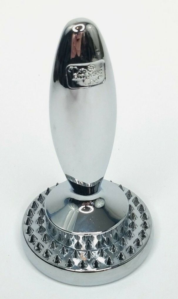 Pampered Chef Stainless Steel Chrome Reversible Head Meat Tenderizer Flattener