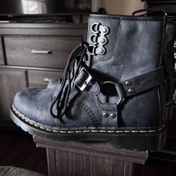 Dr. Martens Women's 1460 Hardware Leather Boots