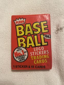 1982 Fleer Baseball Factory Sealed Pack