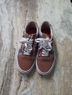 Vans Old Skool Disney Print Low-Top Sneakers