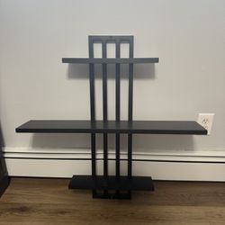 Black Wooden Shelf