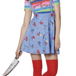 Spirit Halloween Child's Play Adult Chucky Costume | Officially Licensed | Couple Costume | TV and Movie Costume