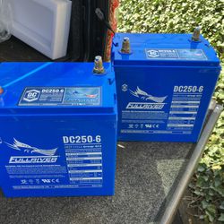 6v 250ah AGM Deep Cycle Batteries
