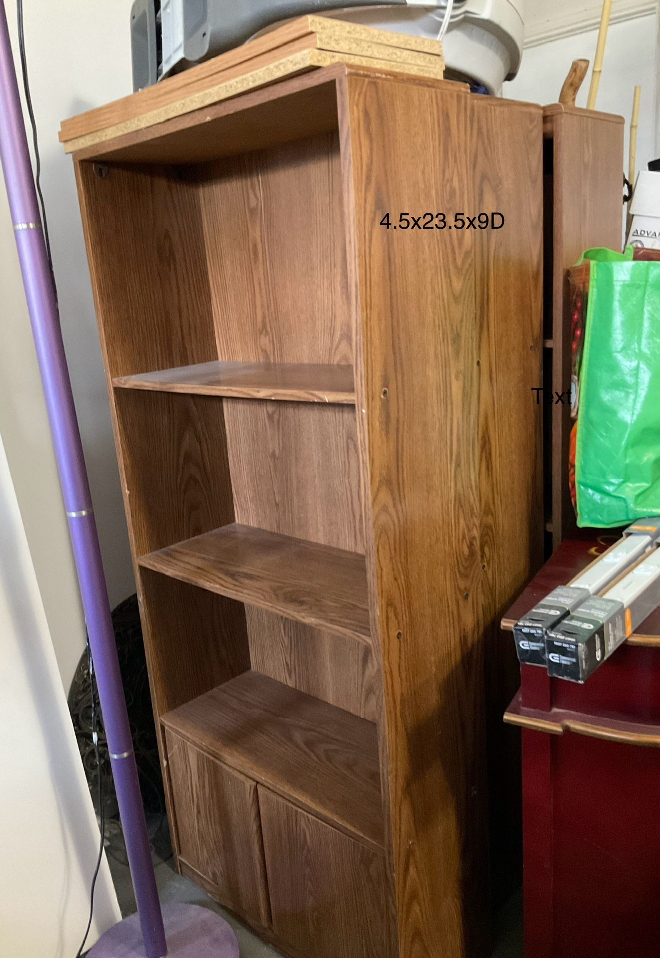 3 Bookshelves Bookcases