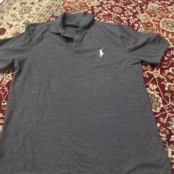 New grey and blue polo tshirt