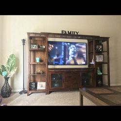 Entertainment Shelves/ Wall Unit