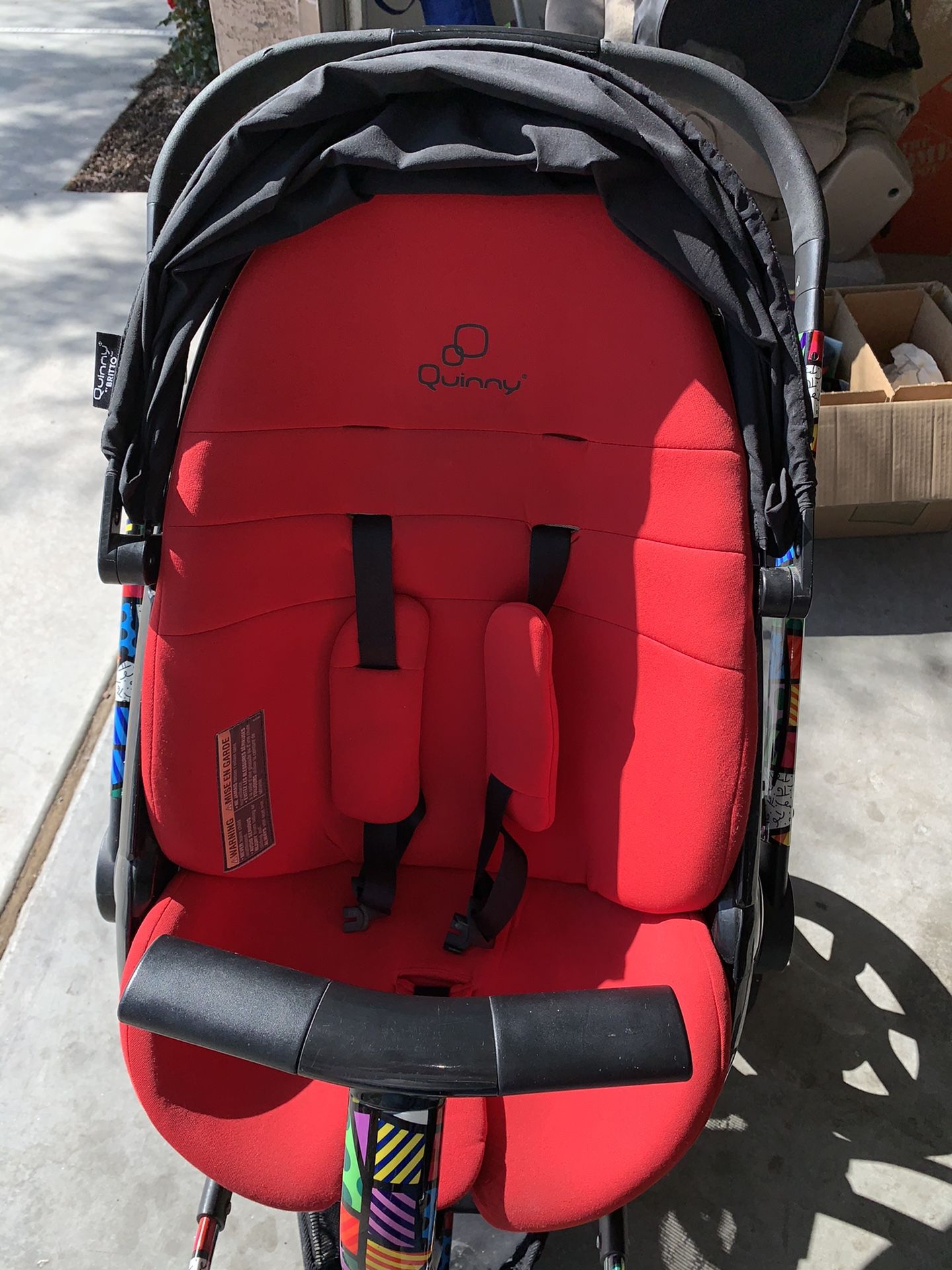 Maxi Cosi Britto car seat and stroller
