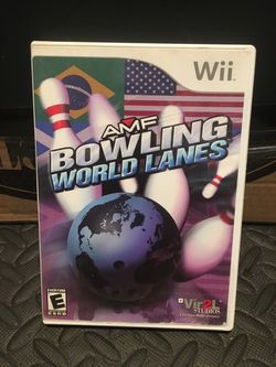 AMF bowling  world lanes Nintendo Wii