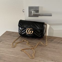 Gucci Marmont Super Mini Black