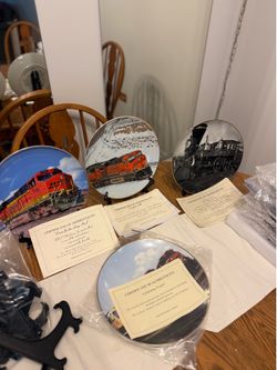 Railroad employee safety collectible plates!