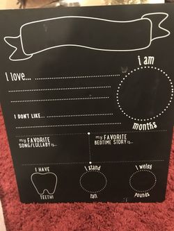 Growing chalkboard