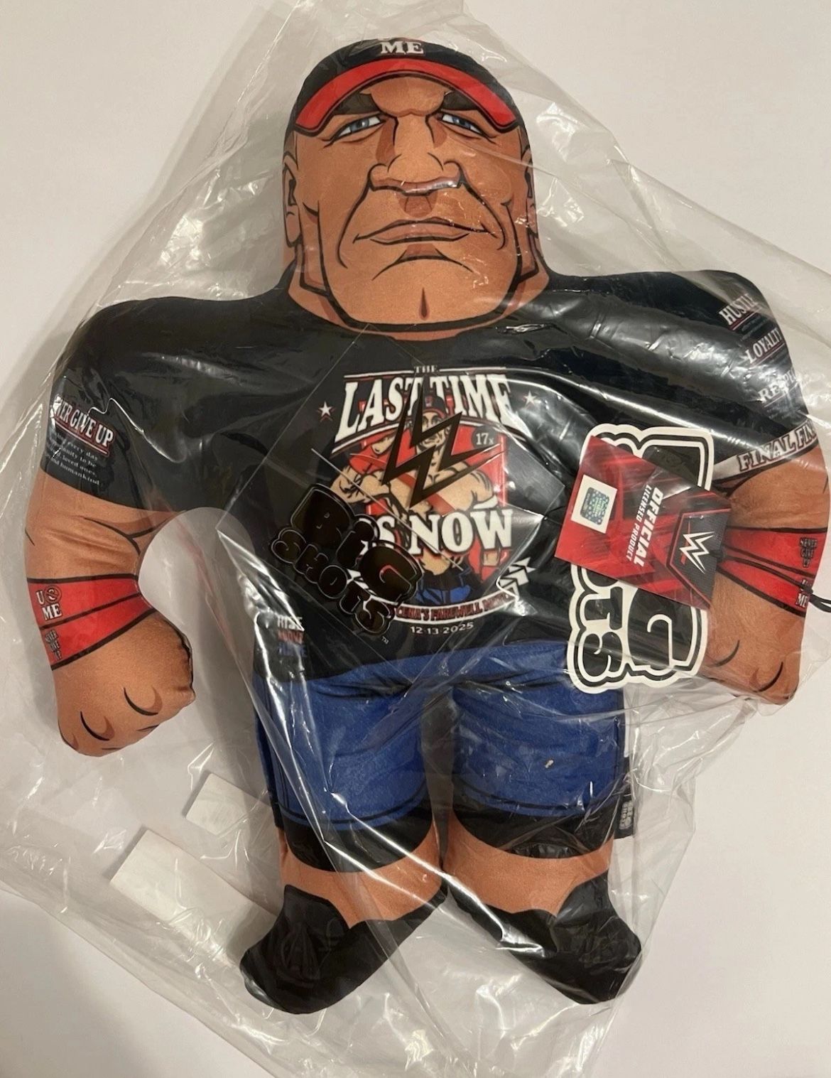 Fanatics Authentic John Cena Farewell Final Match Washington DC Big Shots Pillow