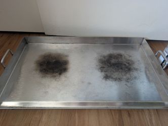 Large stainless steel griddle
