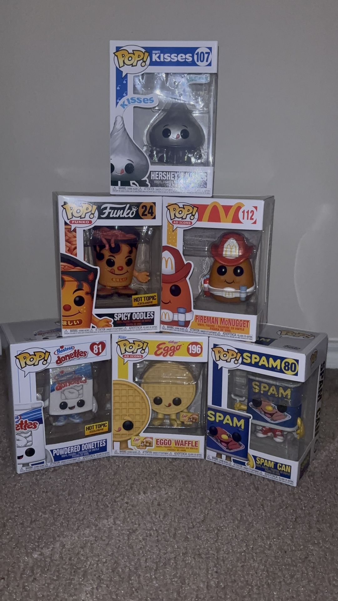 Assorted Food Themed Funko Pops!