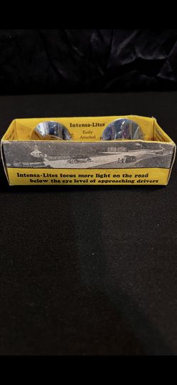 Antique 1920’s And 1930’s Intensa-light Headlight Reflectors