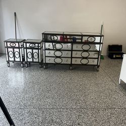 Bedroom Dresser and End Tables 