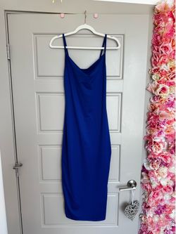 MRT 1030 Deep Blue Bodycon Dress