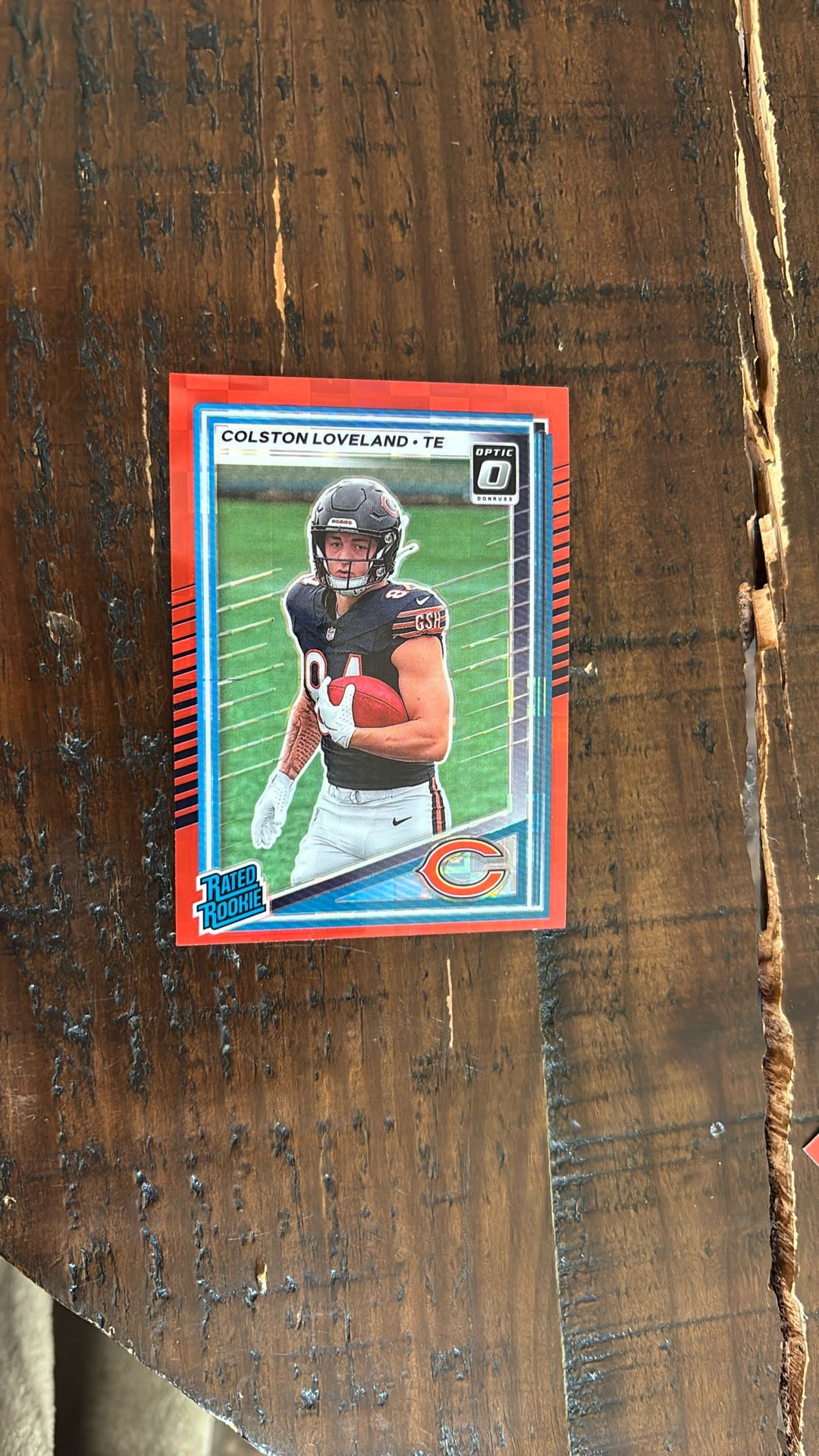 Colston Loveland Red Pandora Rated Rookie