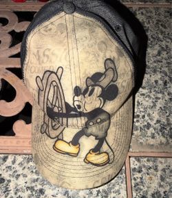Disney Steamboat Willie Mickey Hat