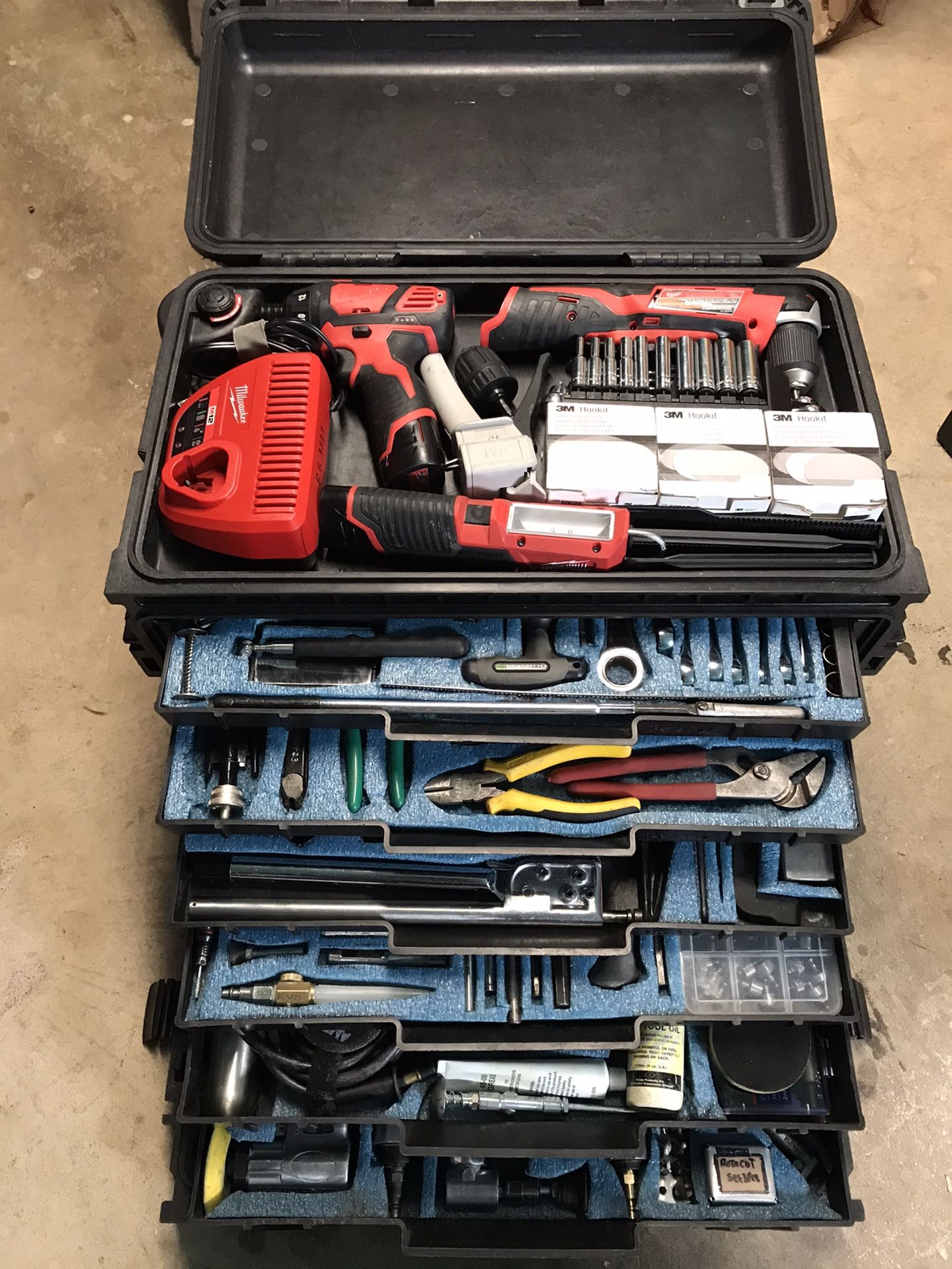 Pelican case Tool box with tools