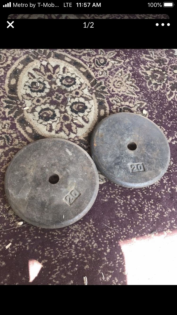 20 Lb Metal weights