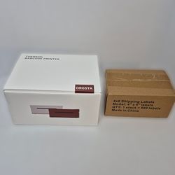 ORGSTA Thermal Label Printer + 500 4x6 Labels | USB | New in Box | Fast Ship