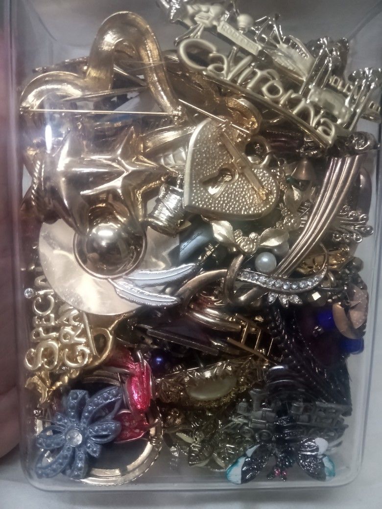 Huge Brooch Lot