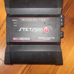 Stetsom unlimited power, black edition EX3000 watts, 4 ohms, amp