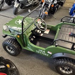 2025 Coolster Commando Army Jeep