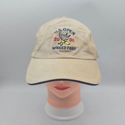 Vintage USGA Member 2006 U.S. Open Winged Foot (New York) Adj. Strapback Hat. 5