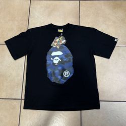 Blue Bape Shirt Large