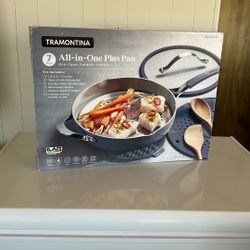 NEW! Tramontina In One Plus Pan Non Toxic Ceramic Interior