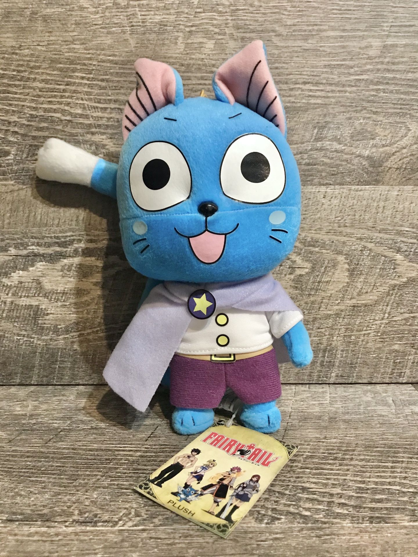 Fairy Tail 8'' Happy Celestial Ver. Plush Doll Anime Manga NEW