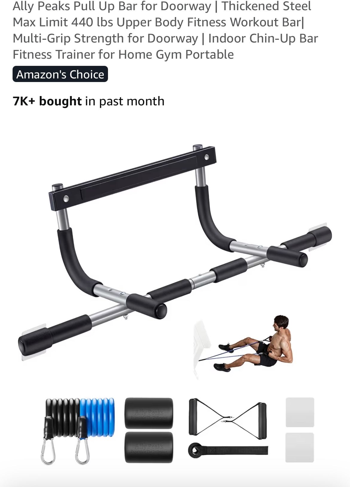 Pull Up Bar For Doorway.