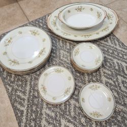 Noritake Rose China Serving Set 