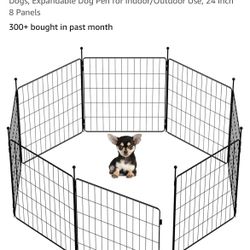 New! FXW MiniPaws Dog Playpen Designed for Puppies/Small Dogs, Expandable- Indoor/Outdoor, 24in