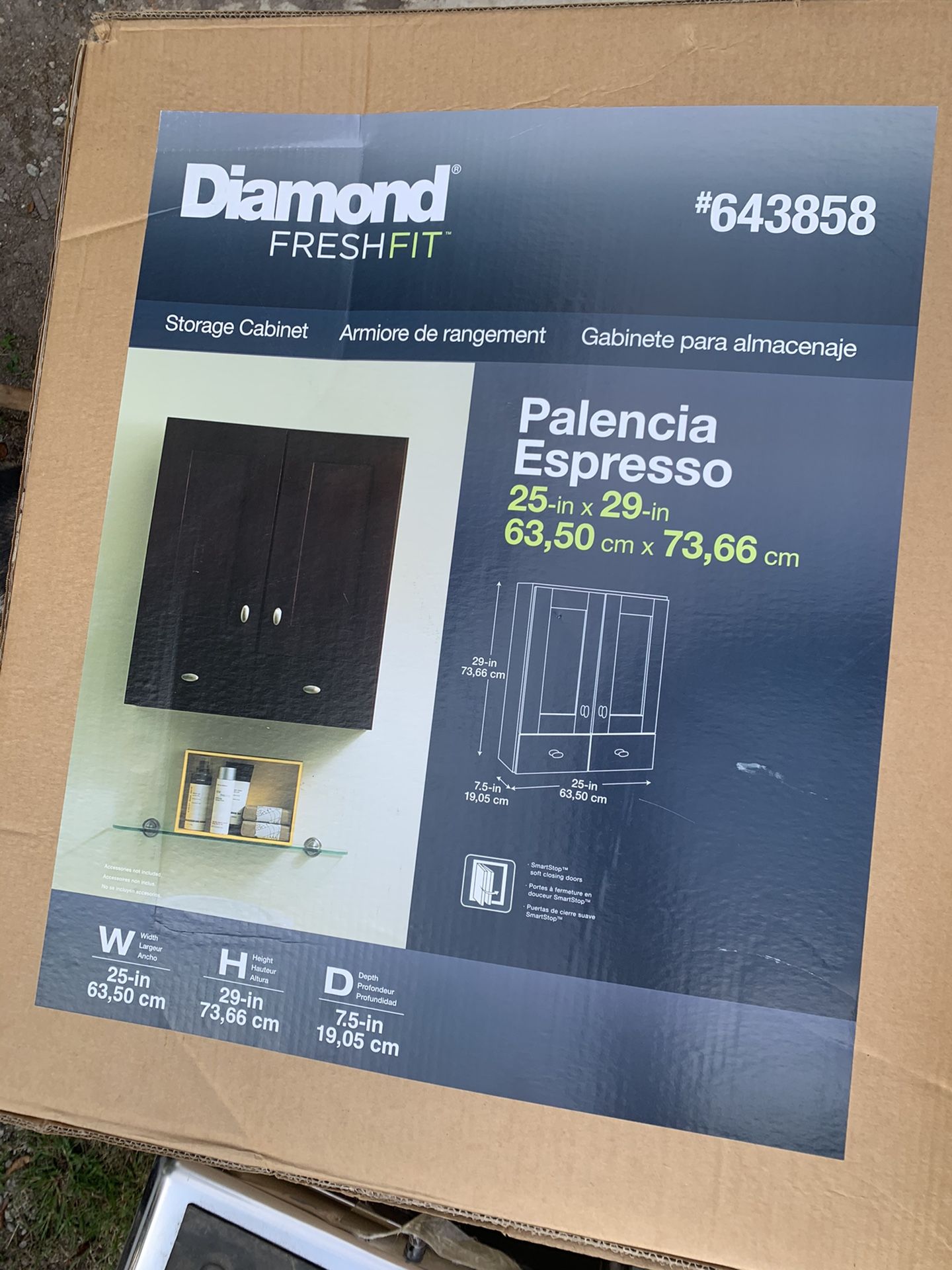 Bathroom Wall Cabinet NIB