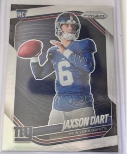 Jaxson Dart Panini Prizm Rookie Card NY Giants