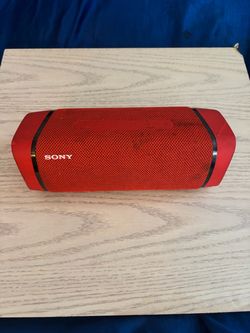 Sony Portable Bluetooth Speaker Red